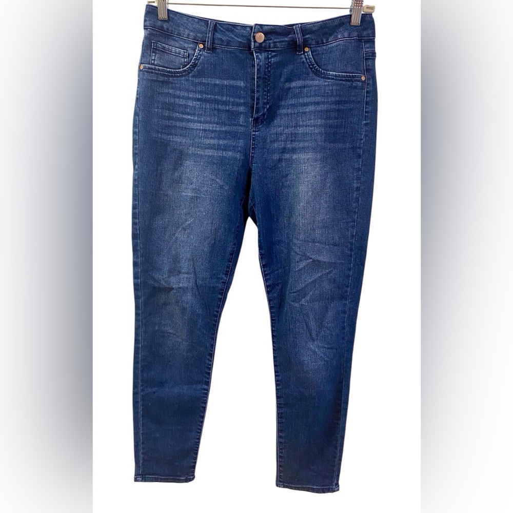 WOMENS HIGH WAISTED ANKLE D JEANS